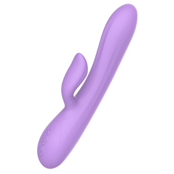Вибратор Purple Rain из линейки Candy Shop - гибкий, что делает его подходящим для пользователей, которым нравится, когда игрушка изгибается и движется вместе с телом. Вибратор Purple Rain имеет 2 мощных мотора, предлагающих 7 ритмов вибрации и 3 скорости для вагинальной и клиторальной стимуляции. Вибратор заряжается с помощью прилагаемого USB-кабеля. Не стесняйтесь брать Purple Rain с собой в душ или ванну, он водонепроницаем по стандарту IPX7. Вибратор  изготовлен из силикона и АБС-пластика. Он не содержит фталатов, латекса и на 100% безопасен для тела.