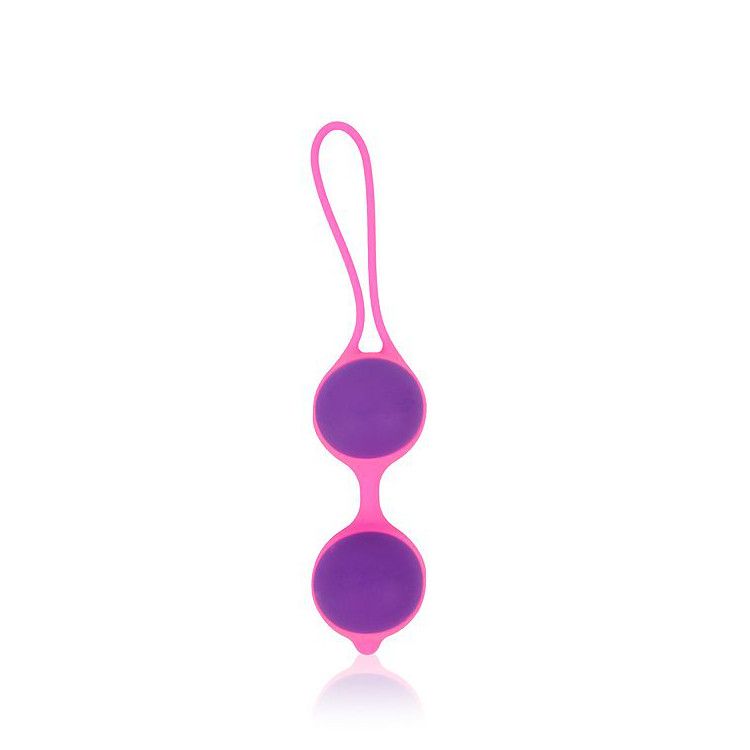 Изделие оснащено шнурком-хвостиком для комфортного извлечения. Секс-игрушка имеет мягкую, приятную на ощупь поверхность. Изготовлена из высококачественного силикона, выполнена в красивом розовом и фиолетовом цвете.