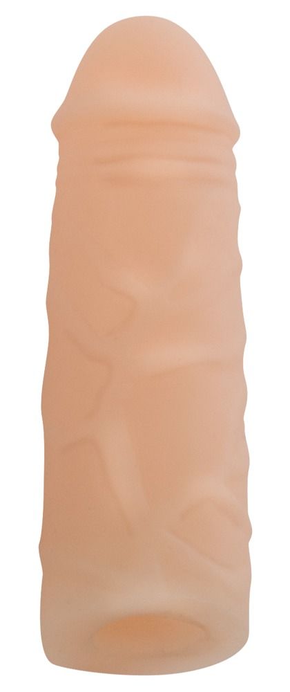 Телесная насадка на пенис Nature Skin. Выполнена из уникального, реалистичного на ощупь материала.  Внутренний диаметр - 2 см.<br> Прирост длины - 3 см.