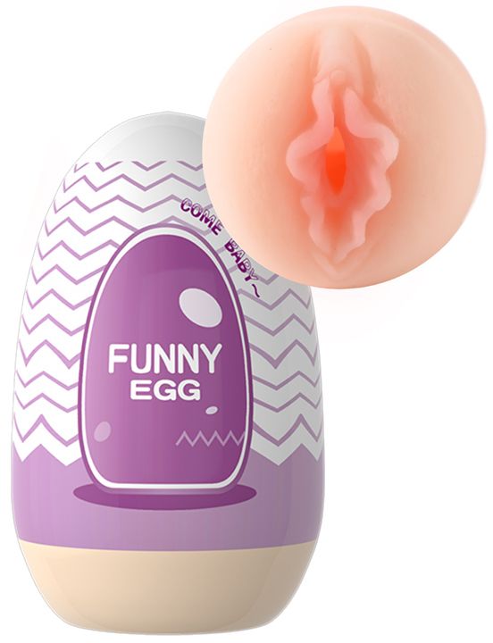 Мастурбатор-яйцо, идеально имитирующее тип женского влагалища. Визуальная и тактильная реалистичность, внутренняя ребристая поверхность и компактный дизайн вместе с удобным чехлом в форме яйца делают мастурбатор настоящим сокровищем, созданным лично для вас. Подобная секс-игрушка для мужчин вовсе не выглядят как таковая благодаря пластиковому чехлу, который помимо гигиенической функции, служит еще и хорошим камуфляжем. Мужской мастурбатор Funny Egg - это всегда «да»! Материал товара – гипоаллергенный медицинский силикон, который достаточно просто сполоснуть под струей теплой воды после использования.