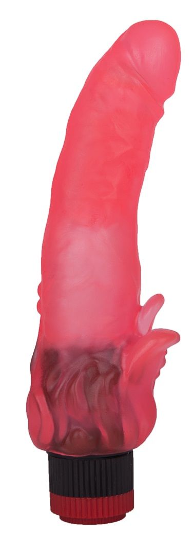 Возбуждающие размеры, вкусный розовый цвет, бархатистая поверхность… Ах, всё в этом вибромассажёре пробуждает сексуальный аппетит. <br><br> Секс-игрушка, выполненная в форме фаллоса средних размеров, покорит вас с первых же секунд использования – мощной мультискоростной вибрацией и чувственным заполнением лона. <br><br> Мяконькие лепестки над встроенным пультом управления вибрацией будут массировать клитор при каждом введении стимулятора в вагину, что, конечно, значительно усилит приятные ощущения от массажа.