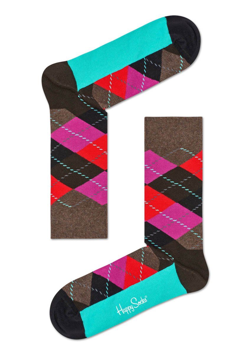 Носки унисекс Argyle Sock с цветными ромбами.