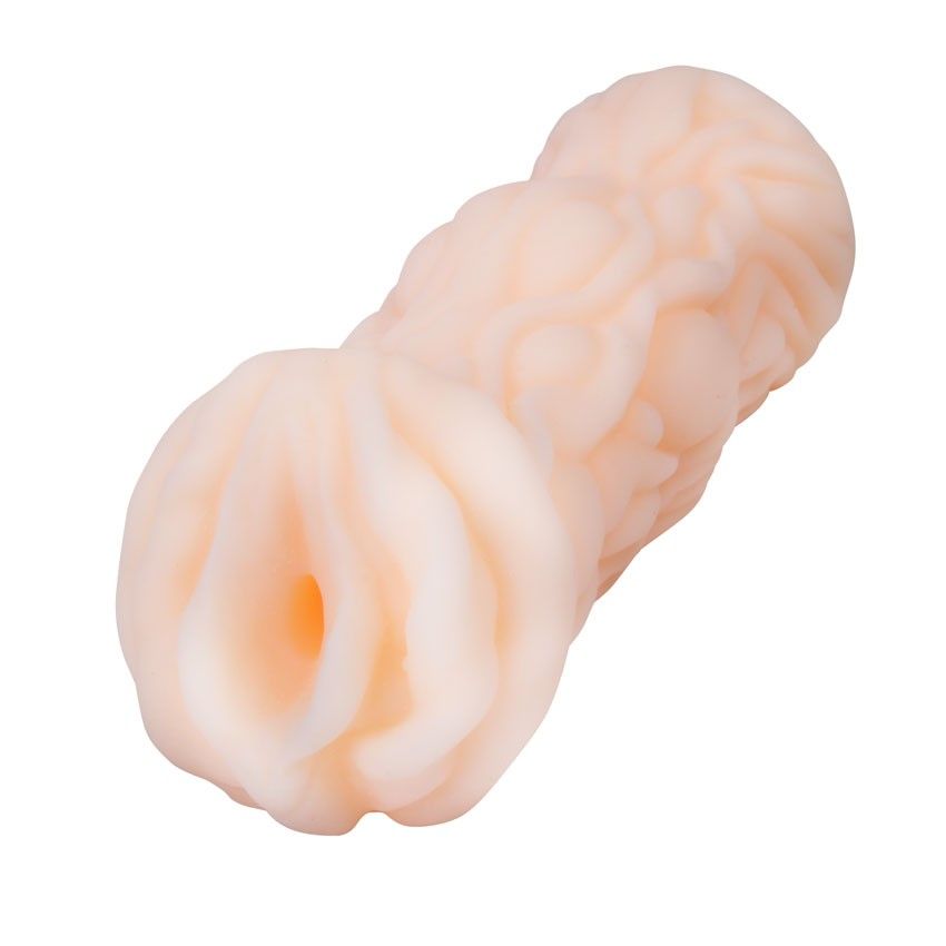 Телесный мастурбатор-вагина Ginza. Компактный, эластичный, тугой, приятный на ощупь.