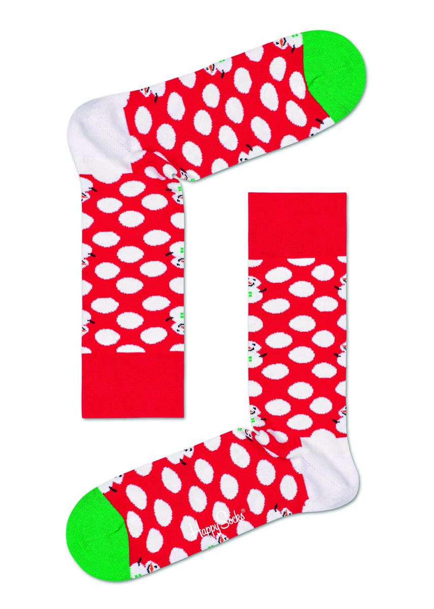 Носки унисекс Big Dot Snowman Sock со снеговиками.