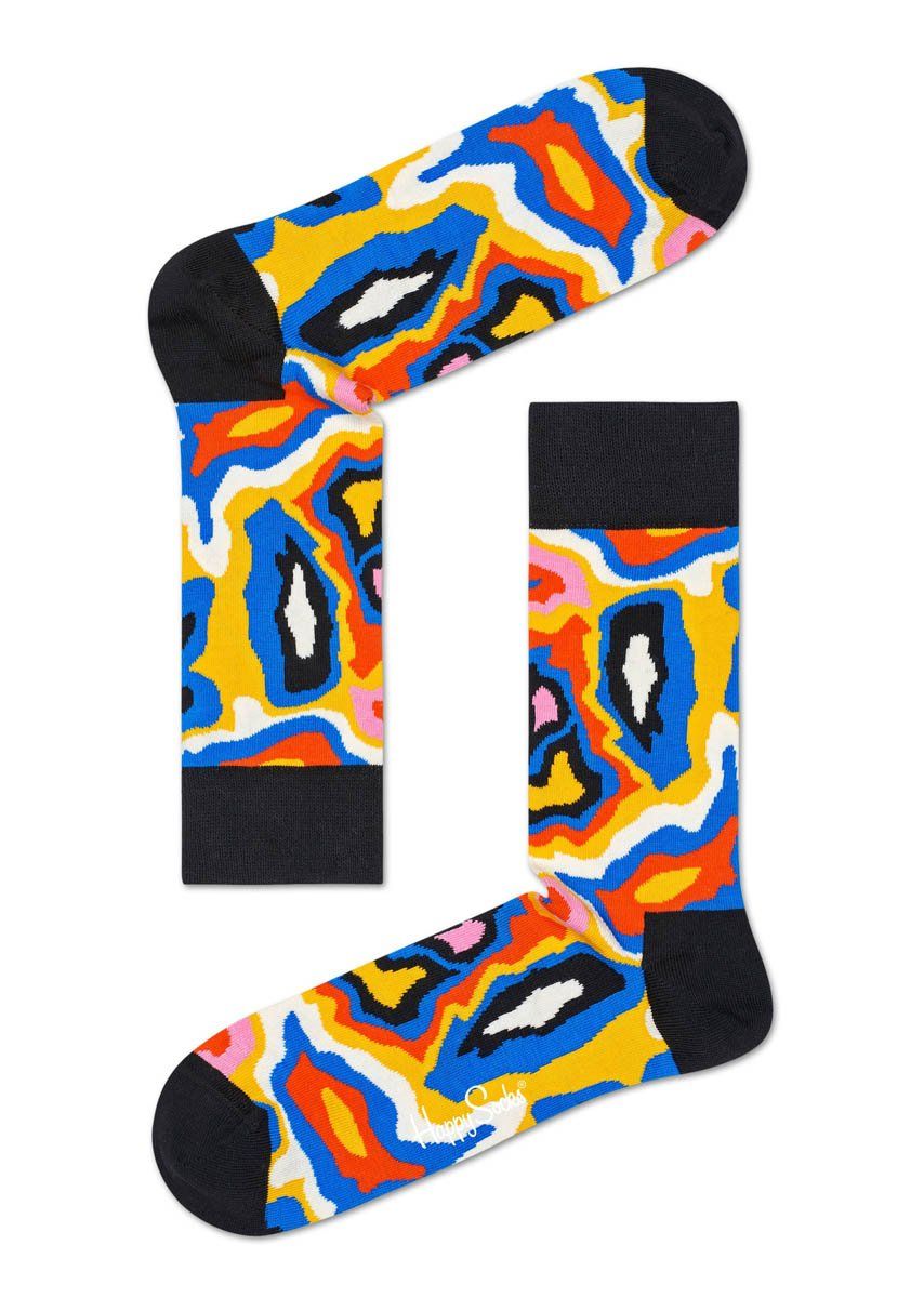 Носки унисекс MRI Anniversary Sock с цветными разводами.