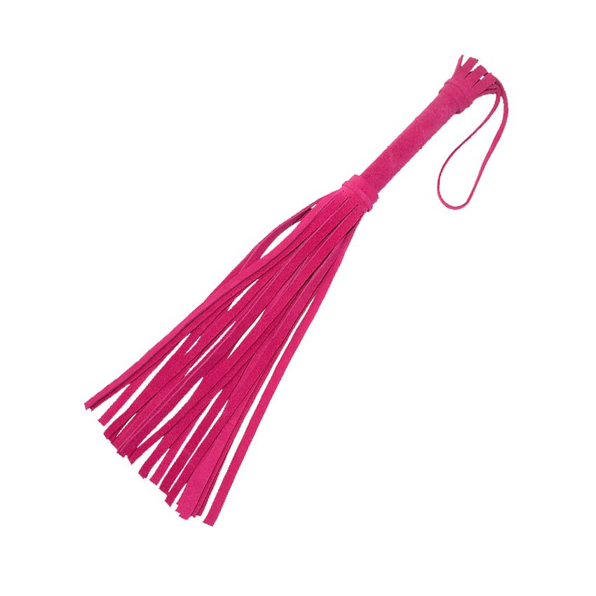 Для новичков, желающих перемен, компания Sitabella предлагает прекрасный секс-аксессуар – плеть «Королевский велюр». Плеть изготовлена из натуральной велюровой кожи розового цвета, мягкой и бархатистой на ощупь, поэтому прикосновение данным аксессуаром будут отмечены только приятными ощущениями. <br><br>  Ударная часть плети имеет 22 плоских хвоста, это даёт возможность произвести качественную и комфортную флогеляцию. Жёсткая рукоять обвита также велюровой кожей. Тонкий ремешок-петля на торце ручки позволяет освобождать руки, перемещая девайс на запястье.  Длина рукояти - 10 см.