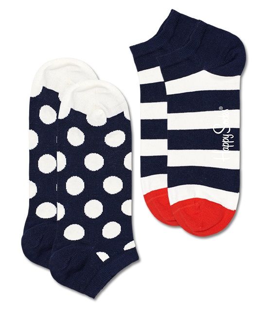 Набор из 2 пар носков 2-Pack Big Dot Stripe Low Sock.