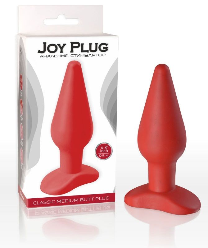 Универсальная секс-игрушка, которая поможет сделать анальный секс комфортным и безопасным. Форма изделия позволяет использовать девайс для подготовки сфинктера к анальному сексу. Узкий кончик, небольшой угол и достаточная длина рабочей конической части обеспечивают плавное и комфортное введение. <br><br>  Данный девайс можно применять для двойного проникновения при вагинальном сексе, в качестве дополнительной стимуляции. Девайс имеет узкий перешеек и основательный стоппер безопасности, что не позволит стимулятору проскользнуть внутрь даже при самых интенсивных движениях.  <br><br> Стимулятор Joy Plug изготовлен из современного эластичного материала TPE, который образует идеально гладкую поверхность изделия, гарантирует безопасное и комфортное использование секс -игрушки. Он быстро принимает температуру тела, что благоприятно скажется на тактильных ощущениях. Рабочая длина - 5,5 см.