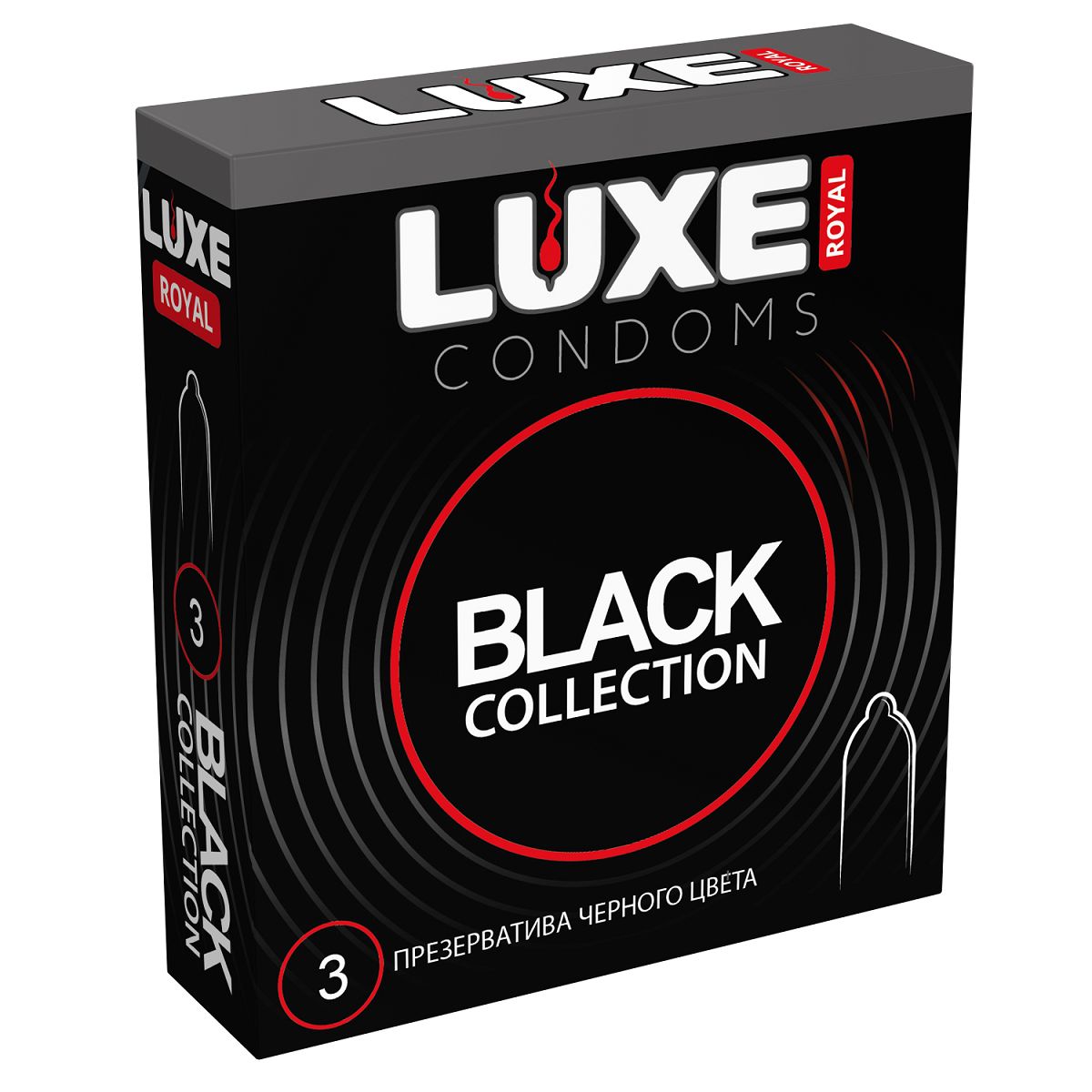 Высококачественные гладкие презервативы черного цвета. Максимальное разнообразие и новые ощущения в ваших отношениях. В фирменной упаковке содержится 3 черных презерватива из тонкого латекса. Ширина - 52 мм.<br> Толщина стенок - 0,06 мм.<br> В упаковке - 3 шт.