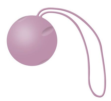 Нежно-розовый вагинальный шарик Joyballs Trend. С шнурочком для извлечения. Вес - 42 грамма.