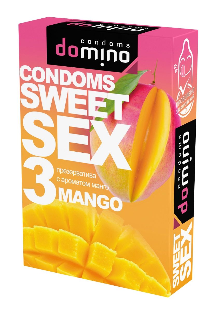 Презервативы для орального секса со смазкой и ароматом манго. В каждой фирменной упаковке содержится 3 гладких и бесцветных презерватива.  Номинальная ширина - 52 мм.<br> Толщина стенки - 0,06 мм.<br> В упаковке - 3 шт.