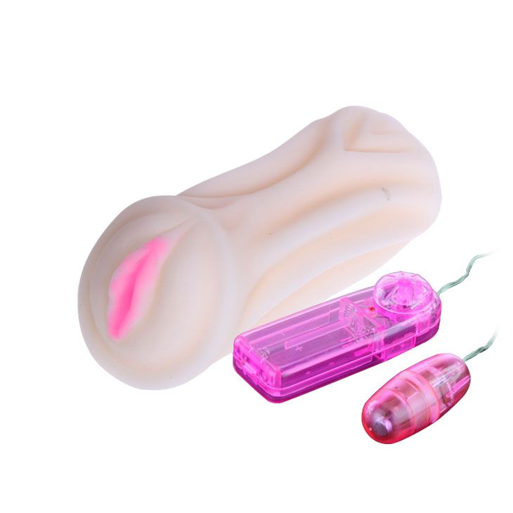 Компактный мастурбатор в виде вагины с розовыми половыми губками и вибрацией. Изготовлена из TPR, приятная на ощупь, имеет ребристую поверхность, чтобы изделие не выскальзывало из рук.  <br><br>Внутренняя поверхность рельефная, что позволит получить больше наслаждения. Вибрация осуществляется при помощи виброяичка с выносным пультом, на котором легко регулируется скорость его вибрации.