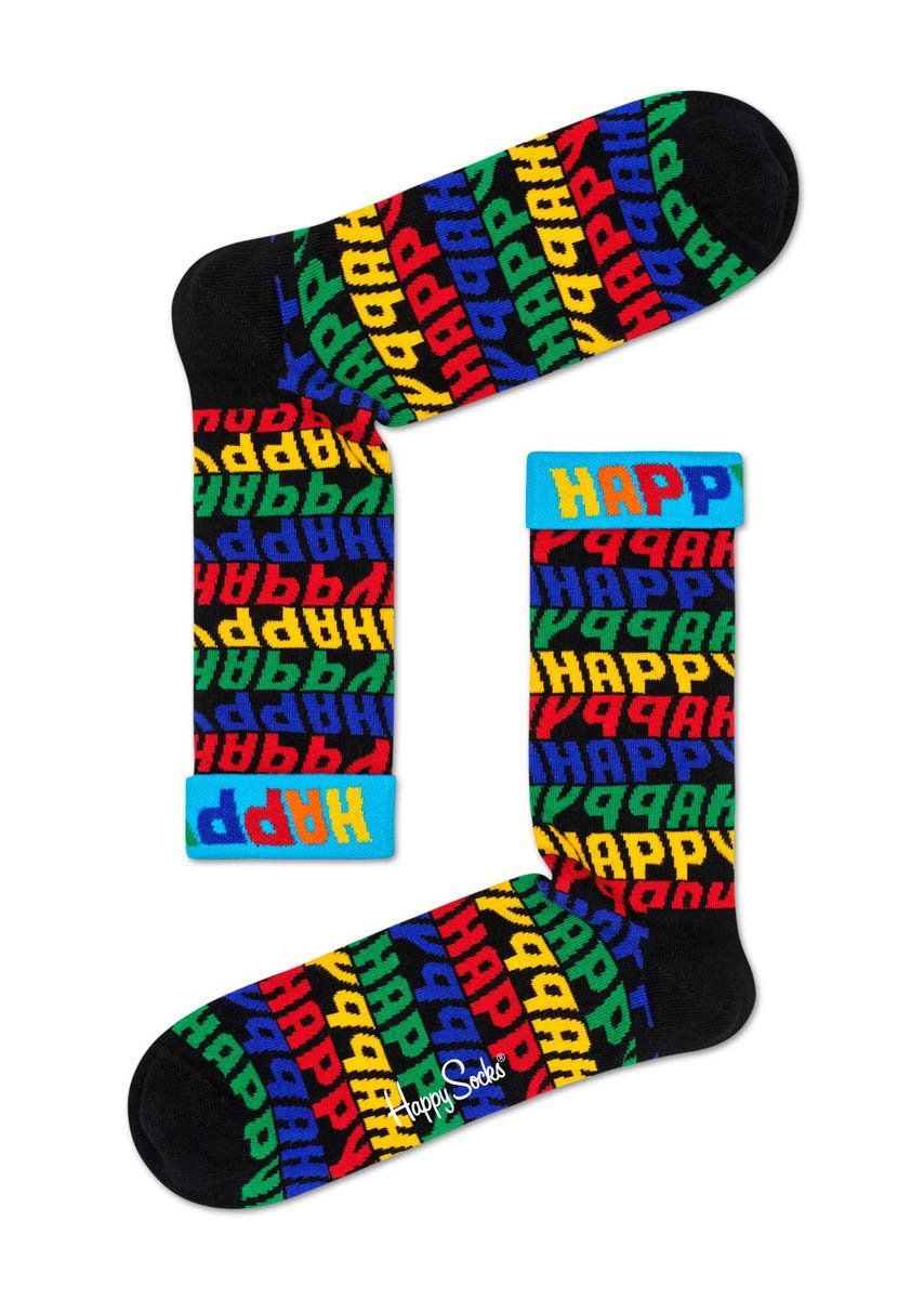 Носки унисекс Jumbo Text Sock с цветными надписями.