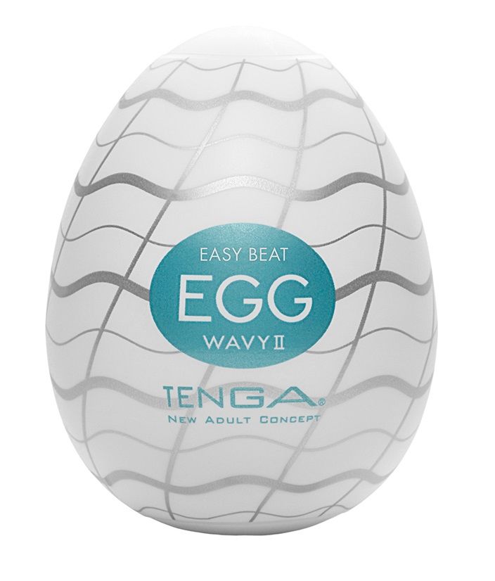 Tenga не устаёт совершенствовать свою продукцию! Представляем вам улучшенный вариант полюбившегося Tenga Easy Beat EGG Wavy II! Ещё более чувственные волны, ещё более мощный рельеф, который способен унести вас в океан удовольствия! Наслаждайтесь каждой минутой! <br><br>  Яйцо Tenga Easy Beat EGG Wavy II:<br> - сделано из эластичного материала, способного растянуться до 30 см в длину и 20 см в ширину. Комфортно будет мужчинам с любым размером органа <br> -обладает специально разработанным рельефом с выпуклыми внутренними бугорками, которые подарят оргазм без труда <br> -отличается необычным дизайном, позволяющим носить мастурбатор в кармане, хранить в бардачке машины или, при желании, в лотке для яиц.<br><br>  Обратите внимание, что Tenga Easy Beat EGG Wavy II предназначен для одноразового использования.