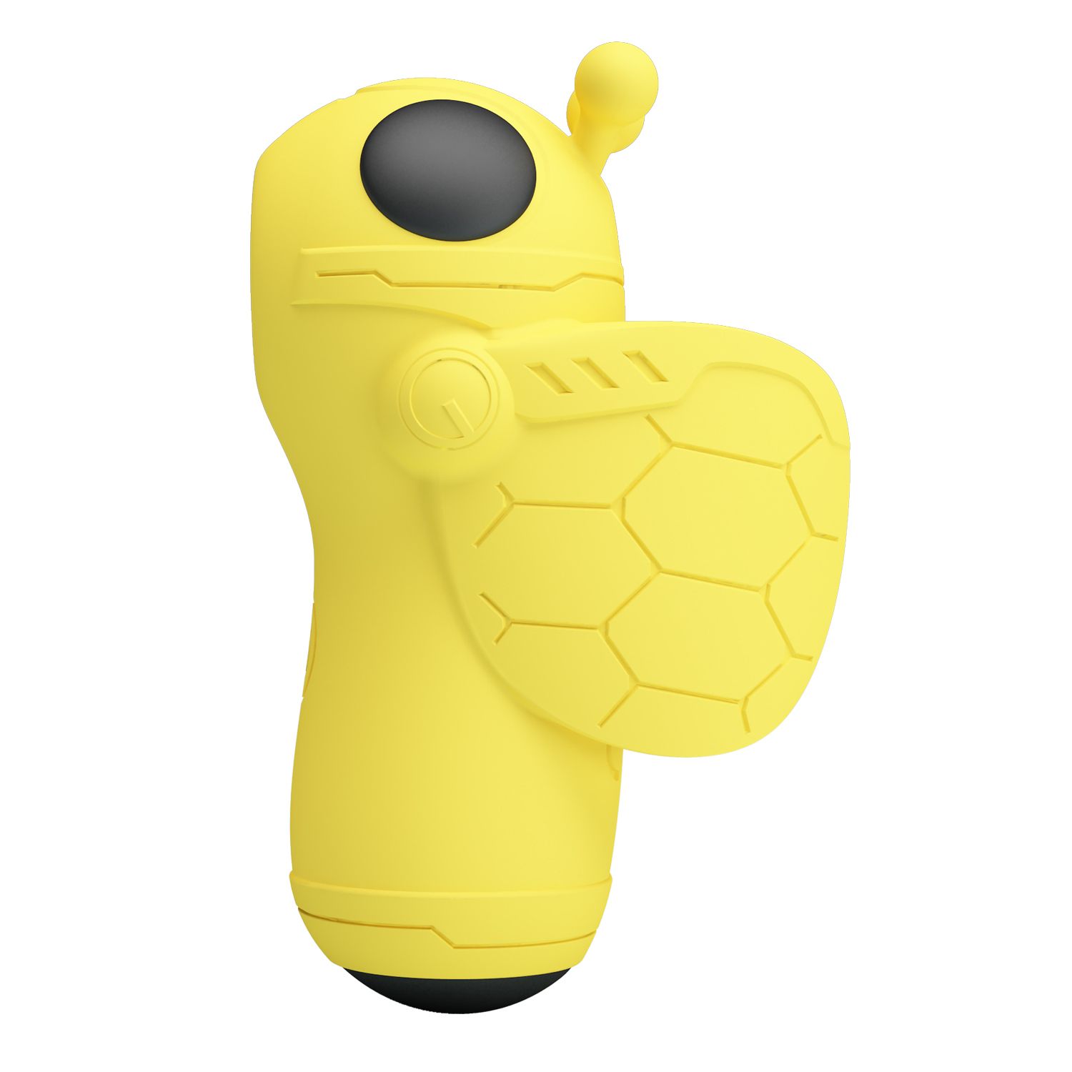 Желтый вакуумный стимулятор-пчелка Magic Bee. 10 режимов стимуляции вакуумом.