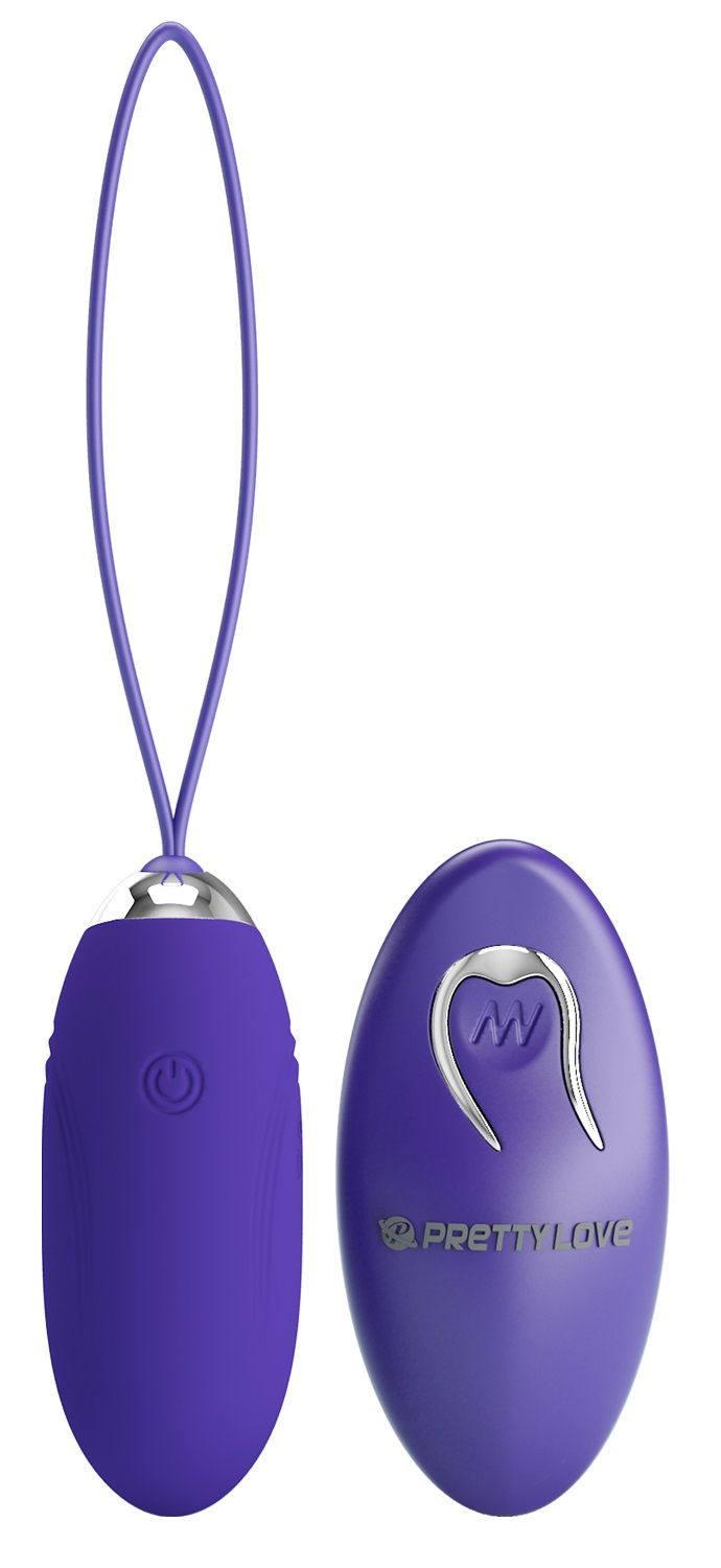 Фиолетовое виброяйцо Jenny-Yourth с пультом ДУ. 12 режимов вибрации. Перезаряжаемый моторчик. Удобный пульт дистанционного управления. Рабочая длина - 7 см.