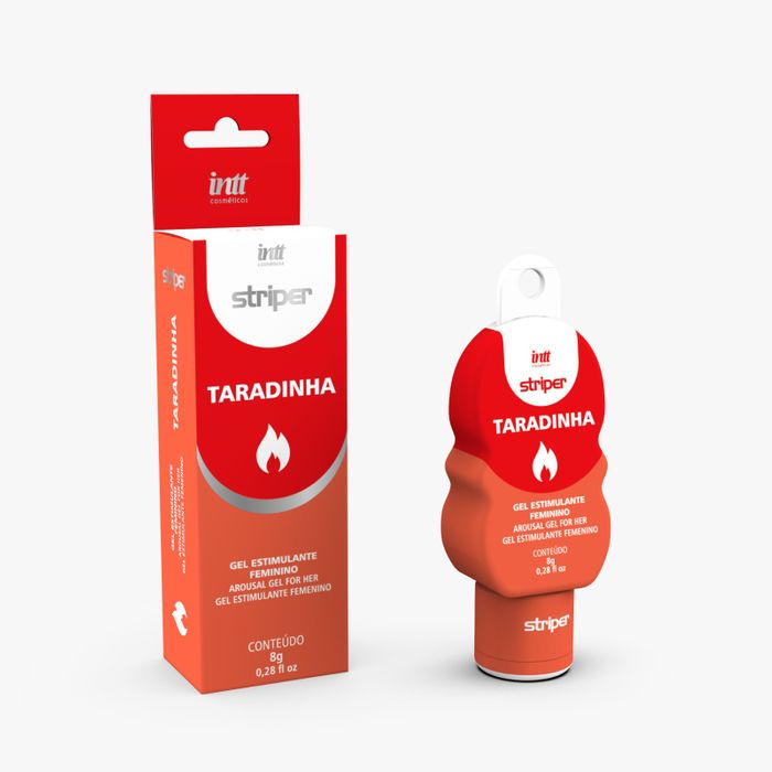 Taradinha – возбуждающий гель для тела с согревающим эффектом. Гель стимулирует чувствительность и создает ощущение тепла.
