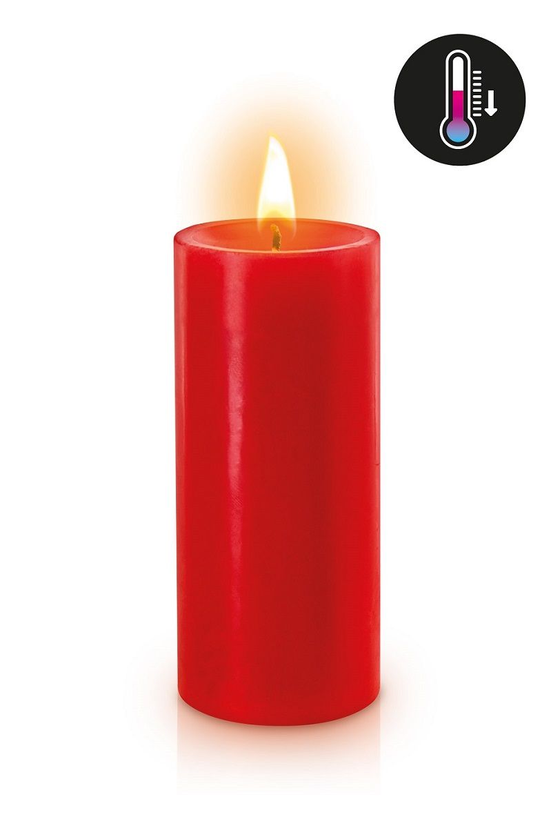 Красная низкотемпературная свеча для ваксплея.