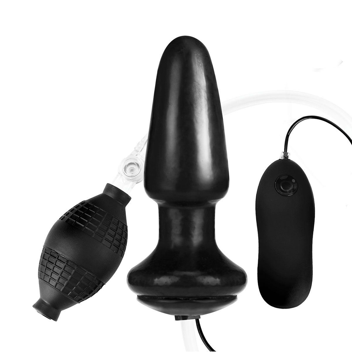 Добавьте новую игрушку для удовольствий с уникальной разработкой Lux Fetish Inflatable Vibrating Butt Plug - это продукт для взрослых, сопровождаемый боковым контроллером, который управляет различной степенью вибрации. Игрушка может изменять размер в зависимости от наддува, предоставляя пользователям максимальную власть над своим удовольствием.  Ширина основания - 5,57 см.