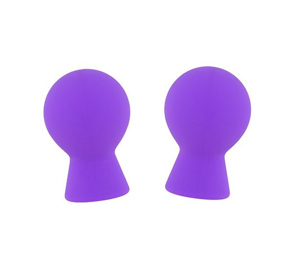 Фиолетовые присоски для груди LIT-UP NIPPLE SUCKERS SMALL PURPLE.