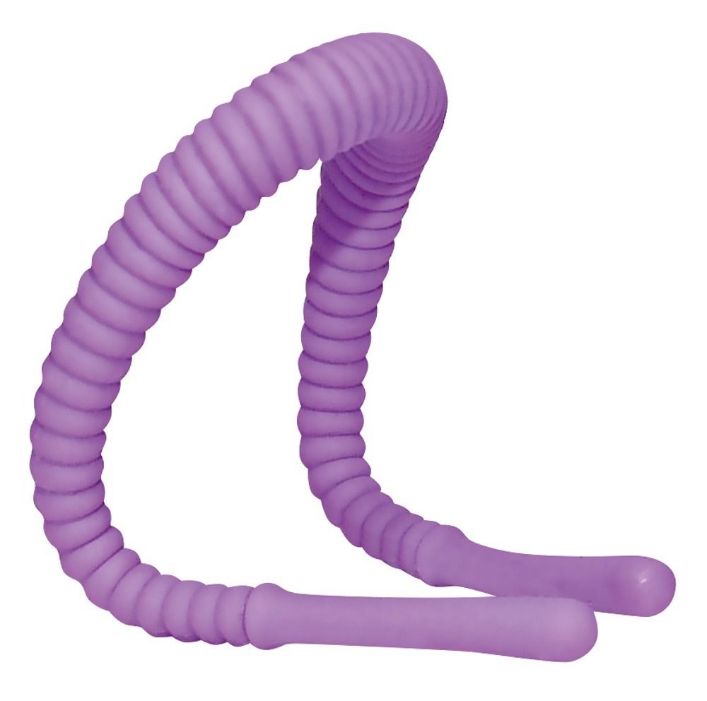 Фиолетовый гибкий фаллоимитатор Intimate Spreader для G-стимуляции. Внутри металлический хребет для придания нужной формы.