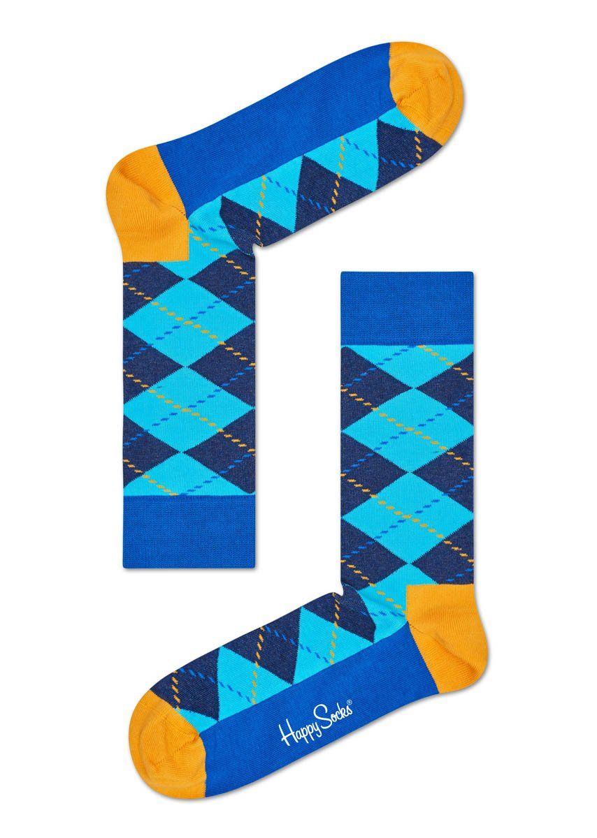 Сине-голубые носки-унисекс Argyle Sock.