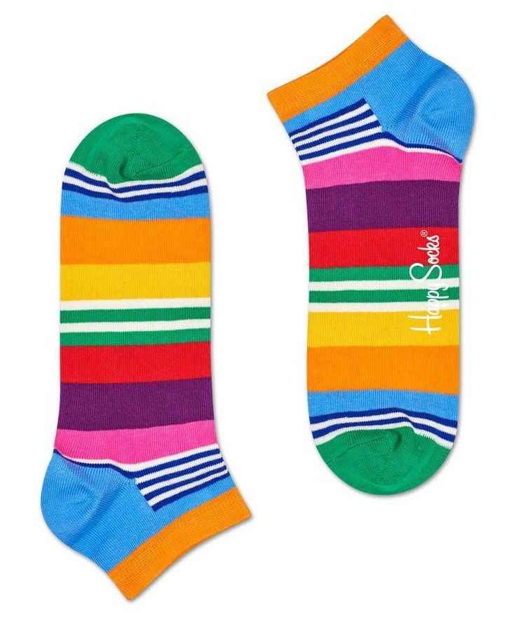 Низкие полосатые носки унисекс Multi Stripe Low Sock.