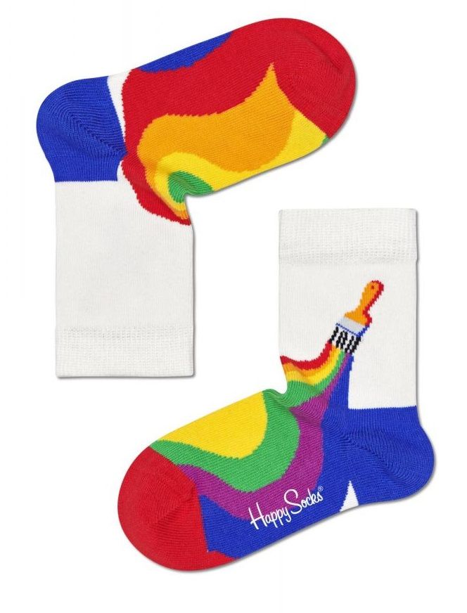 Детские носки Kids Pride Colour Sock с разводами краски.