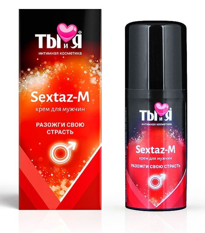 С Sextaz-M секс для мужчины покажется особенно ярким и чувственным. Дело в том, что крем обладает мощным возбуждающим эффектом.  <br><br>Через несколько минут после втирания крема в половой член усиливается как сексуальное желание, так и эрекция. Стоит отметить, что Sextaz-M можно накладывать под презерватив.