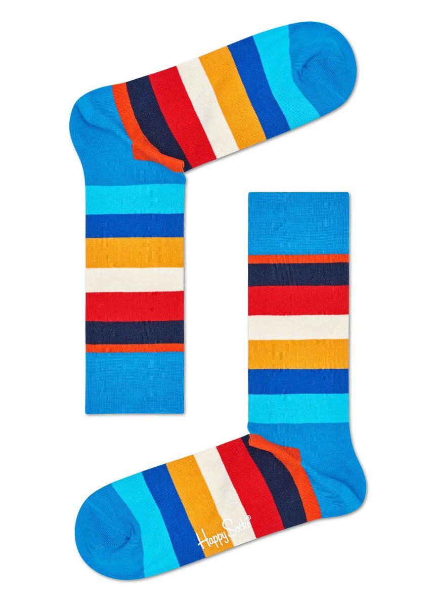 Голубые носки в полоску Stripe Sock.