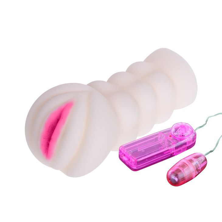 Компактный мастурбатор телесного цвета в виде вагины с вибрацией. Эластичный материал позволяет растянуть мастурбатор до нужного диаметра.  <br><br>Нежный, очень податливый, с нежно-розовым цветом половых губ. Внутри рельефная поверхность для наилучшей стимуляции. Имеет выносной пульт. Диаметр тоннеля в нерастянутом состоянии – 1 см.