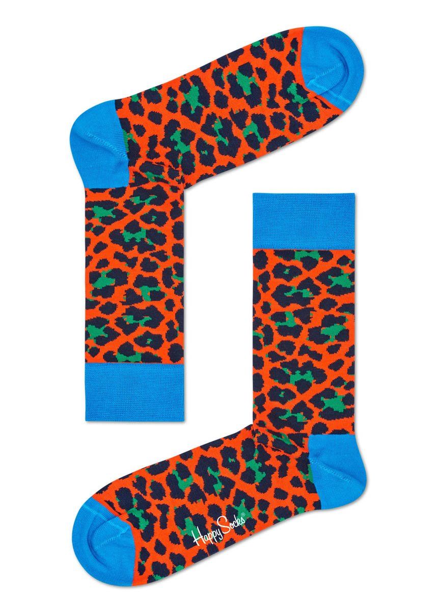 Носки унисекс Leopard Sock с леопардовыми пятнышками.