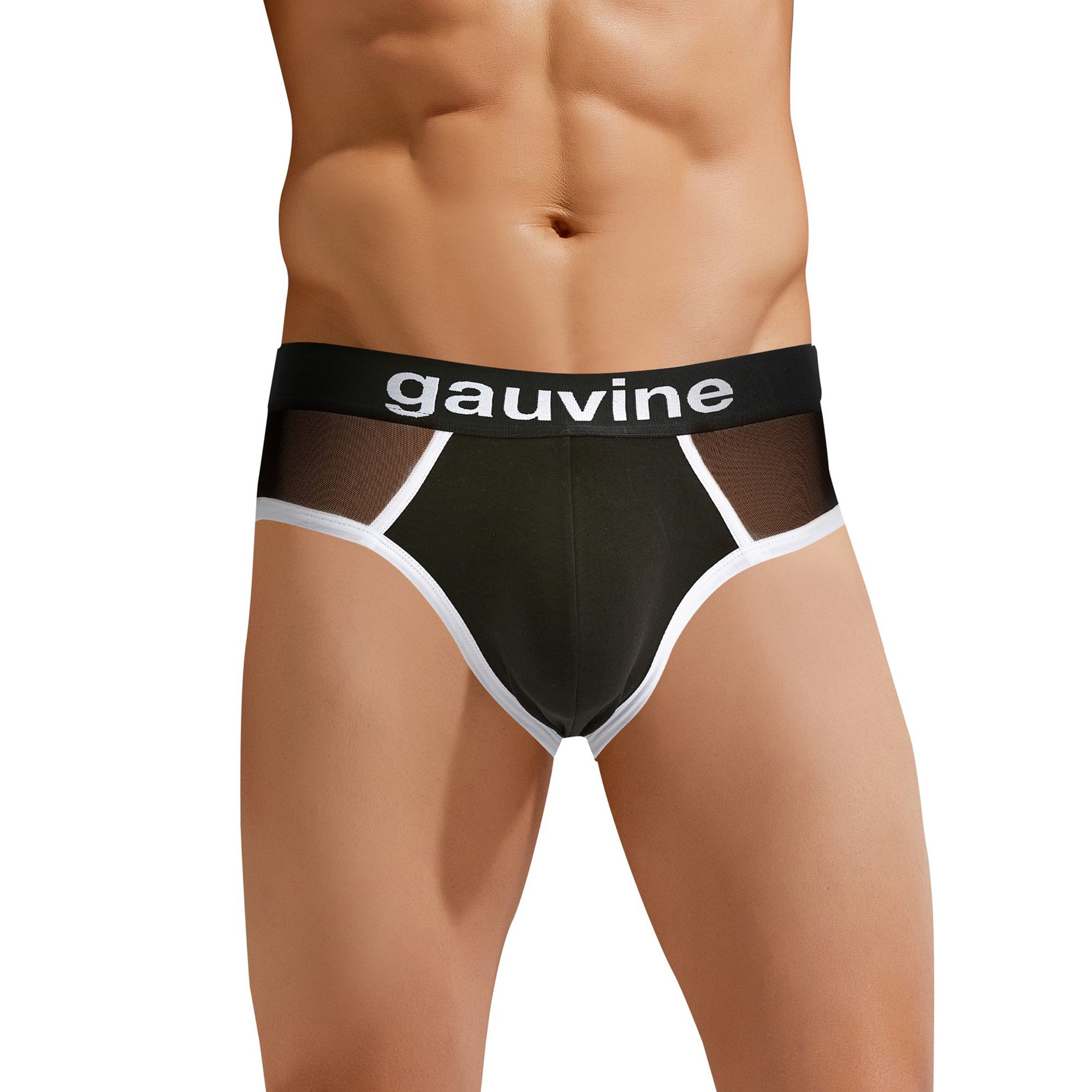 Сексуальные трусы-джоки с контрастной отделкой Gauvine. Приятный к телу материал, удобная посадка, сексуальный дизайн.