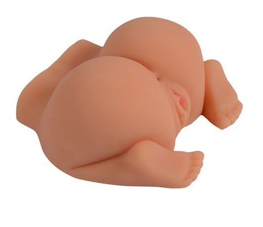 Великолепная секс-игрушка с двумя функциональными отверстиями максимально реалистично имитирует самые пикантные части женского тела - половые губы, ягодицы, анальное отверстие. Размеры - 22 х 21 х 11 см.