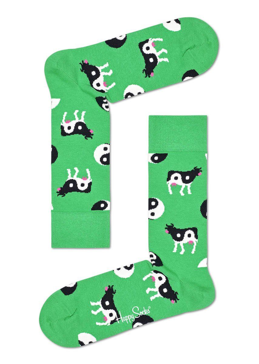 Носки унисекс Ying Yang Cow Sock с коровами.