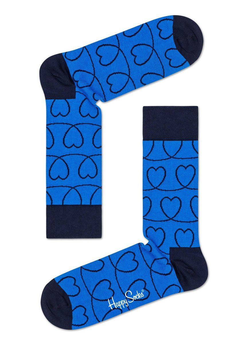 Носки унисекс Loveline Sock с сердечками.