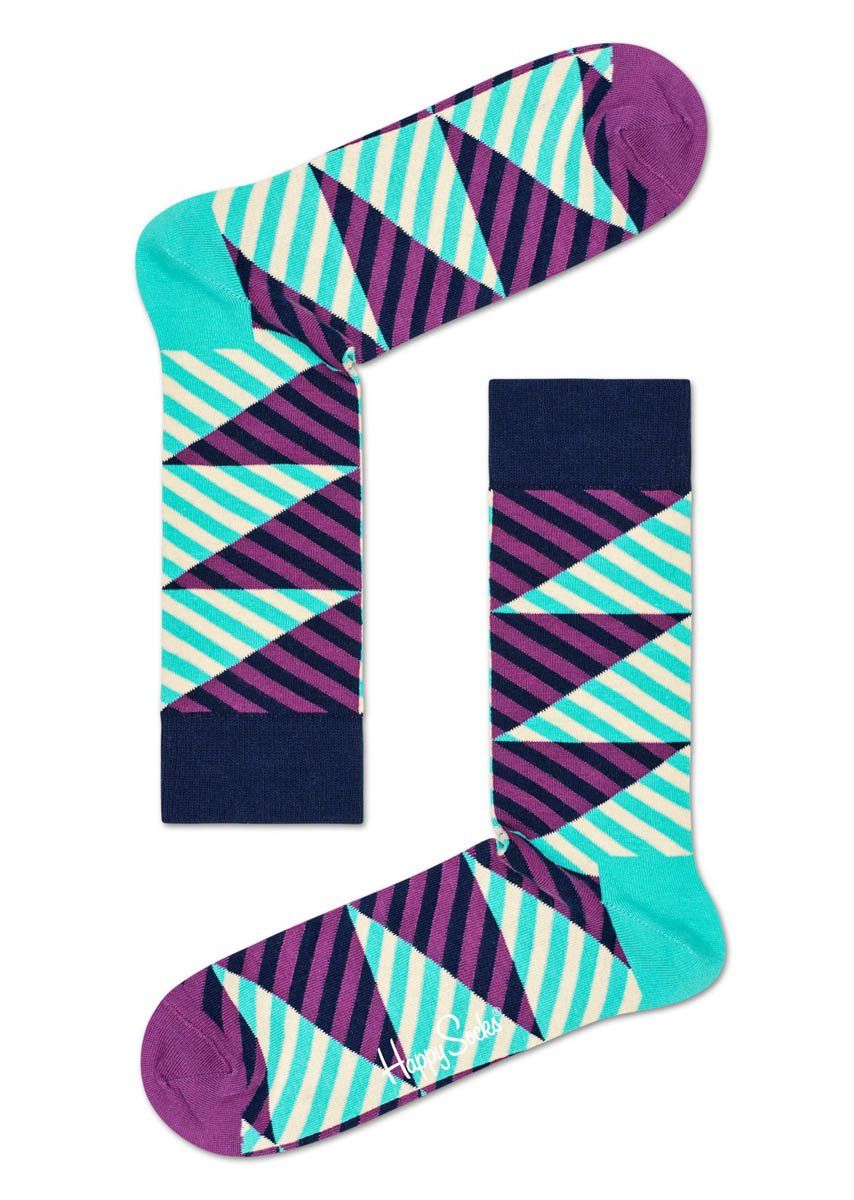 Носки унисекс Diagonal Stripe Sock с диагональными полосками.
