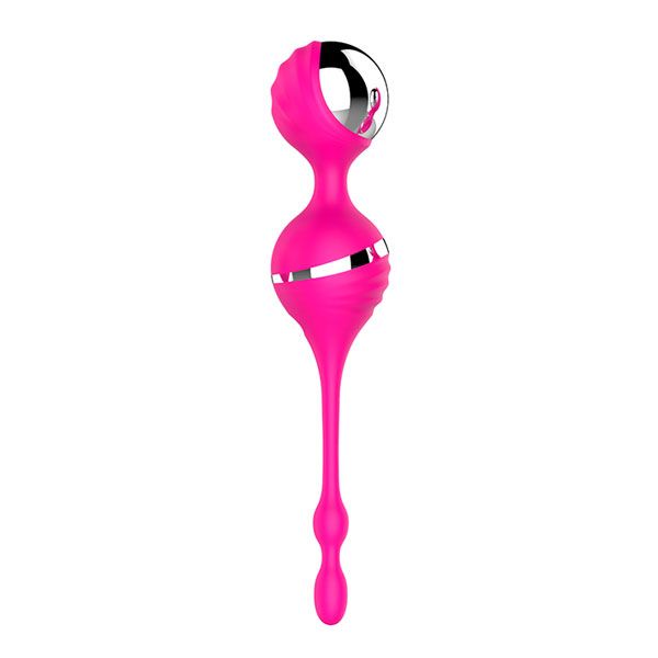 Розовый вагинальные шарики с вибрацией NAGHI NO.17 RECHARGEABLE DUO BALLS.