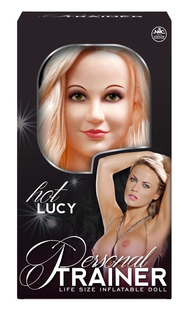 Надувная кукла с вибрацией и 2 любовными отверстиями Hot Lucy Lifesize Love Doll. С полусогнутыми ногами. В комплекте ремкомплект и насос. Вибрация от виброяйца с выносным пультом управления.