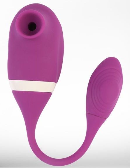 Фиолетовый вибратор с двойной стимуляцией Thrill You Arouser. Перезаряжаемый. Обеспечивает нежную клиторальную стимуляцию. Гибким хвостом можно ласкать клитор или погружать в лоно для дополнительных ощущений.