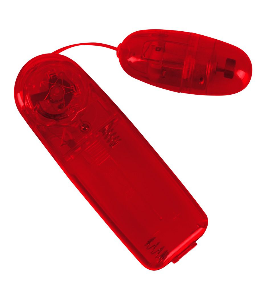 Комплактная вибропуля Bullet in Red - удовольствие, которое можно носить с собой. Управляется в помощью выносного пульта управления.