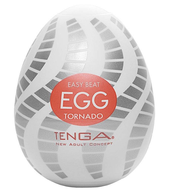 Почувствуйте на своём члене невероятную мощь торнадо! Новинка из специальной серии, разработанной к 10-летию Tena Egg! Внутренний рельеф дополненный специальными шишечками на спиральных полосах. Закрути свой оргазм в вихре удовольствия!<br><br>  Яйцо Tenga Easy Beat Egg Tornado:<br> - сделано из эластичного материала, способного растянуться до 30 см в длину и 20 см в ширину. Комфортно будет мужчинам с любым размером органа <br> - обладает специально разработанным рельефом с выпуклыми внутренними бугорками, которые подарят оргазм без труда <br> - отличается необычным дизайном, позволяющим носить мастурбатор в кармане, хранить в бардачке машины или, при желании, в лотке для яиц.<br><br>  Обратите внимание, что Tenga Easy Beat Egg Tornado предназначен для одноразового использования.