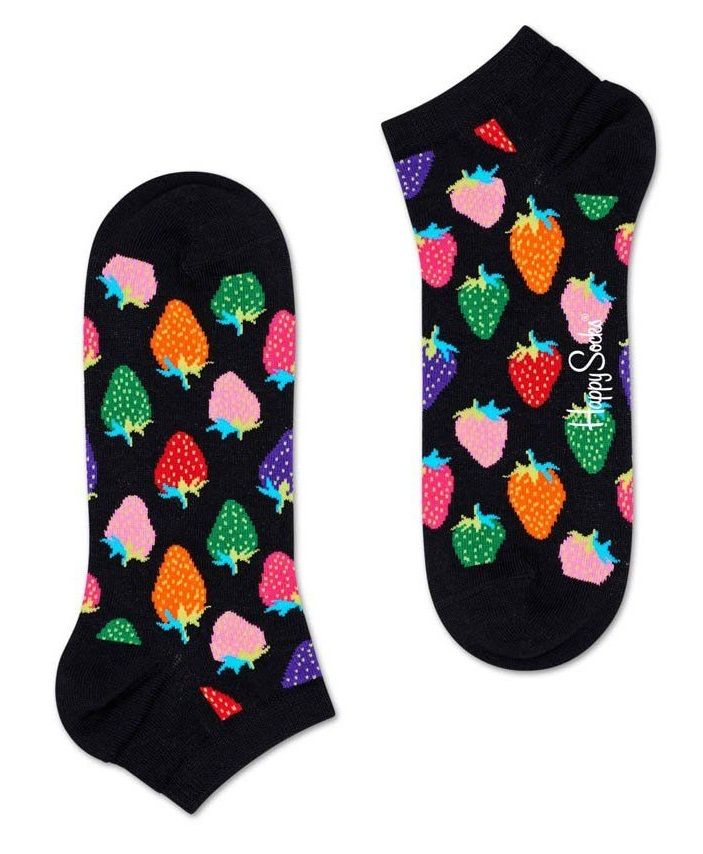 Низкие носки унисекс Strawberry Low Sock с клубничками.