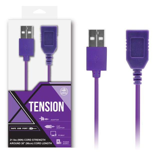 Фиолетовый удлинитель USB-провода.