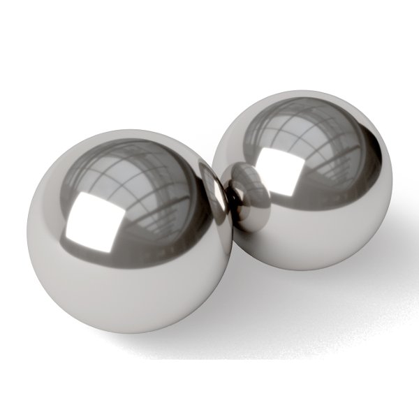 Металлические вагинальные шарики Stainless Steel Kegel Balls. Вес шарика - 57 гр.