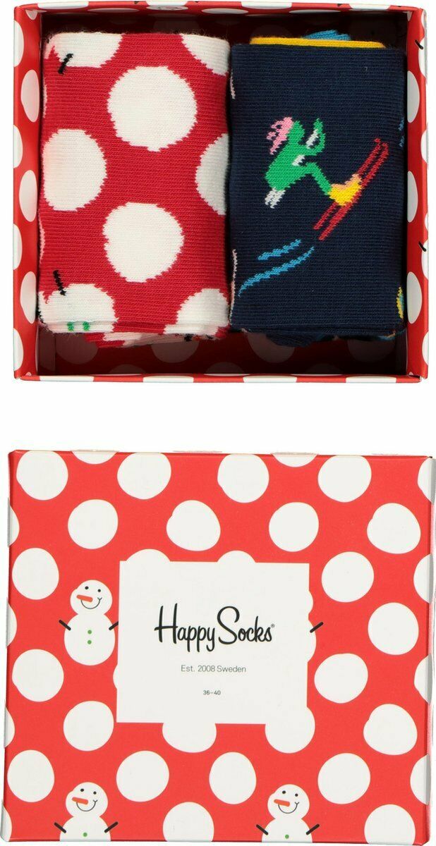 Подарочный набор носков 2-Pack Classic Holiday Socks Gift Set. В наборе 2 пары с разными принтами.