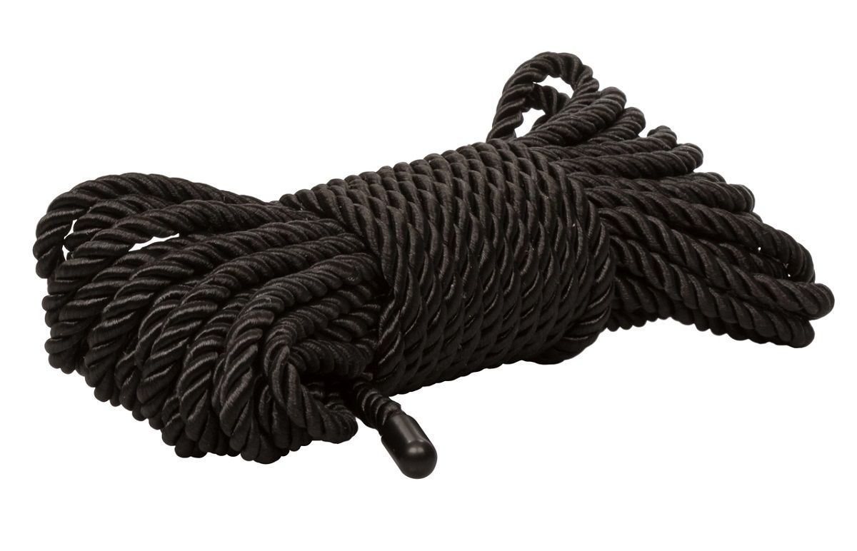 Scandal BDSM Rope –  специальная гладкая и шелковистая веревка длинной 10 метров, для бондажа и фиксации партнера при эротических ролевых играх и практиках БДСМ.