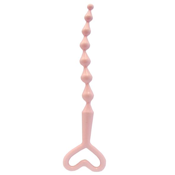 Розовая анальная цепочка REE SEDUCE PINK. Очень гибкая и приятная на ощупь.