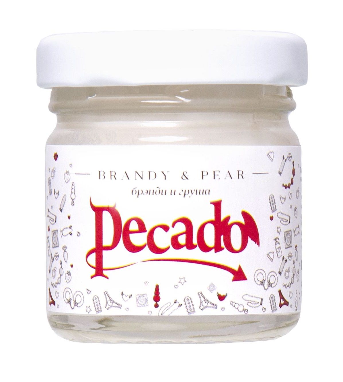 Массажная свеча Brandy & Pear от Pecado – маленький помощник, для разнообразия прелюдий любого романтического вечера. С ним каждое касание к коже нежное и желанное. Просто зажгите свечу, и наполните комнату возбуждающим, легким ароматом. Дождитесь пока расплавится масло, погасите пламя, нанесите на кожу. И насладитесь чувственными прикосновениями, сделанный руками или обнаженным телом любимого партнера. <br><br>  Массажная свеча изготовлена полностью из безопасных материалов вручную. Теплое масло не обжигает, так как температура плавления составляет 40 градусов. Оно хорошо распределяется, благодаря нежной и не липкой текстуре. Отлично впитывается и увлажняет кожу. После нанесения на теле не остается ощущение «пленки». При попадании на ткань, легко смывается горячей водой. <br><br>  Свеча легкая, компактная, занимает мало места и ее удобно брать с собой в путешествие. Маленькая баночка с минималистичным дизайном аккуратно впишется в любой интерьер помещения. Можно использовать для массажа, самомассажа, домашнего СПА-ухода, а также в качестве увлажняющего косметического средства. С массажной свечой от Pecado, ваши прелюдии станут запредельно возбуждающими.
