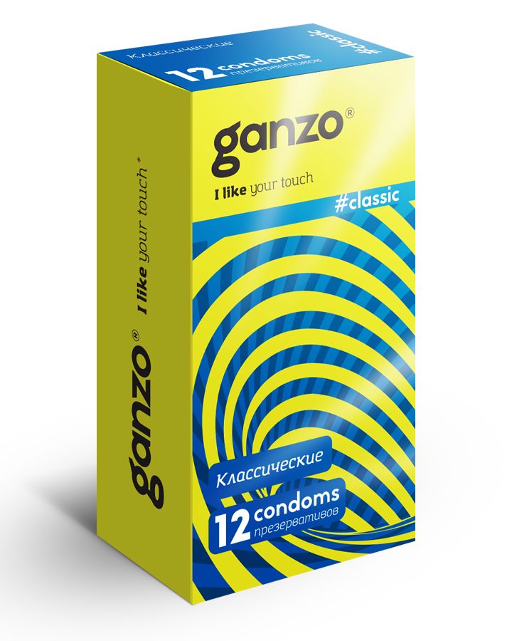 Прозрачные презервативы Ganzo Classic цилиндрической формы с накопителем и обильной силиконовой смазкой изготовлены из натурального высококачественного латекса. Проверены с использованием электростатической технологии для большей надежности. Толщина стенки - 0,06 мм.<br> Ширина - 52+/-2 мм.<br> В упаковке - 12 шт.